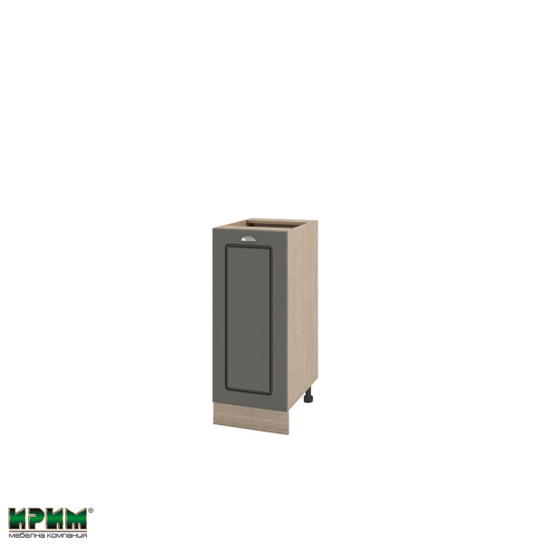 Долен модул с врата и рафт МФ-Цимент мат-06-40