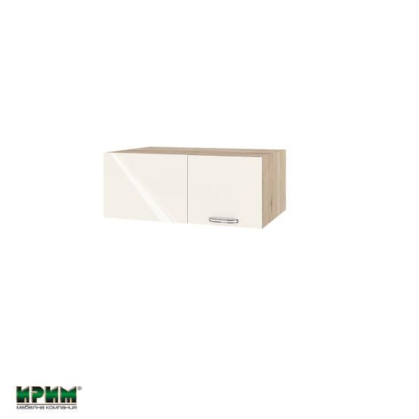 Горен модул за ъгъл с една врата АРФ-Крийм гланц-06-113