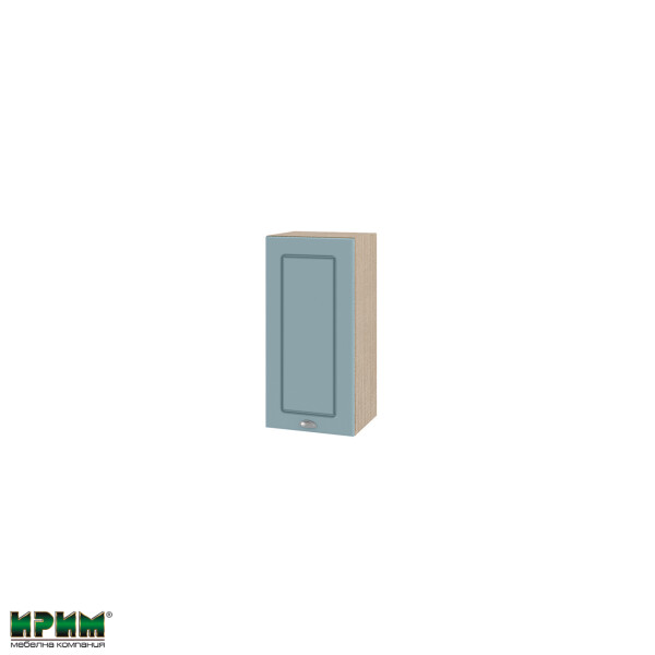 Горен модул с врата и рафт МФ-Деним мат-06-16