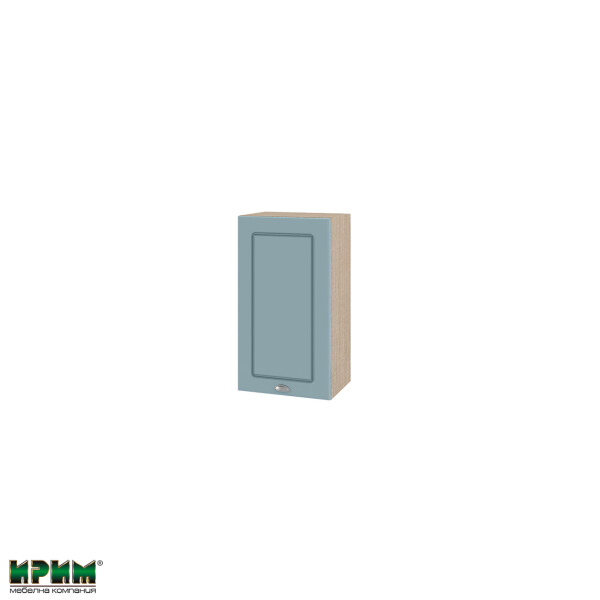 Горен модул с врата и рафт МФ-Деним мат-06-2