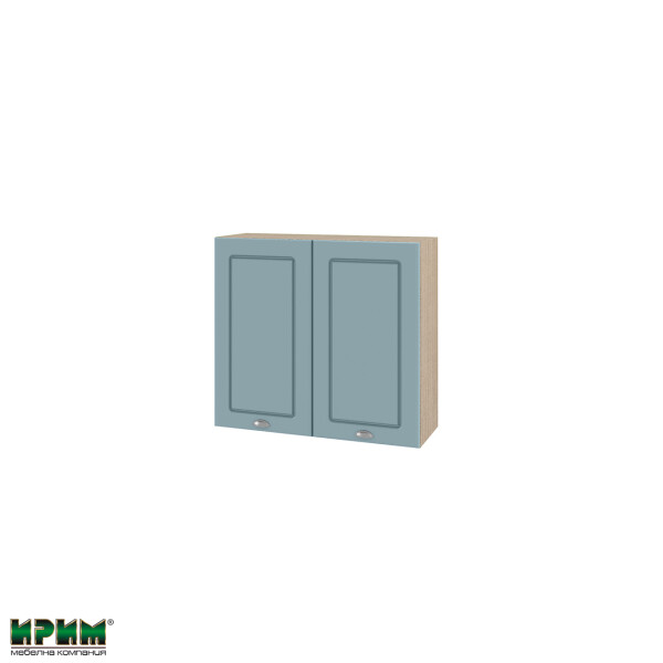 Горен модул с две врати и рафт МФ-Деним мат-06-4
