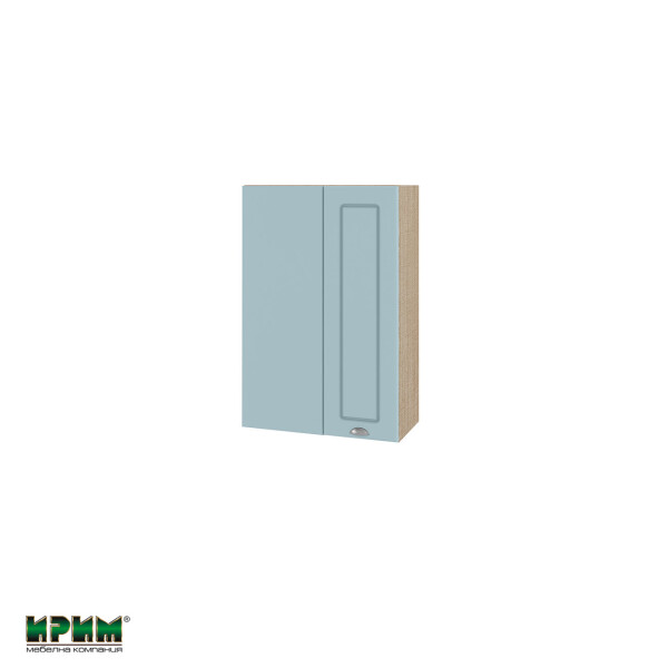 Горен модул за ъгъл с врата и рафт МФ-Деним мат-06-122