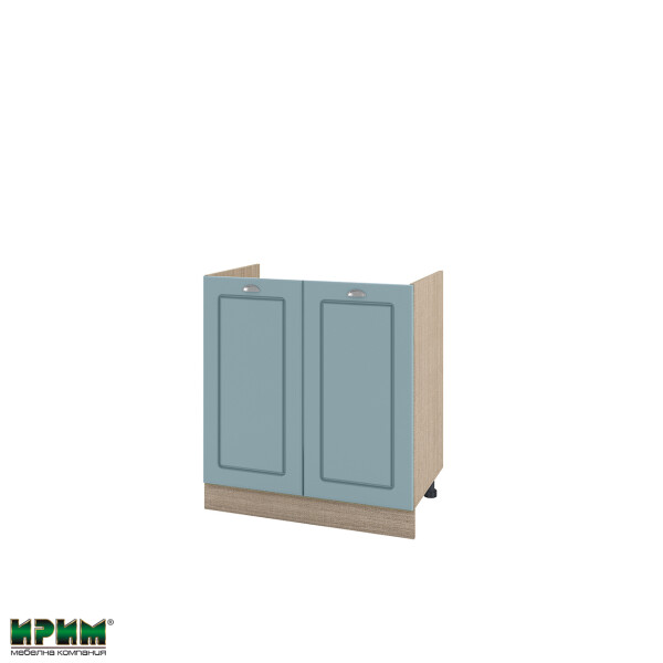 Долен модул за бордова мивка с две врати МФ-Деним мат-06-30