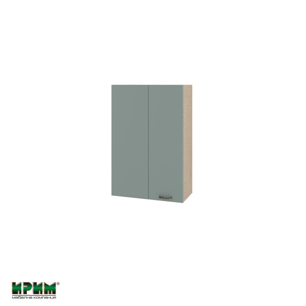 Горен модул за ъгъл с врата и рафт МФ-Олив мат-11-122