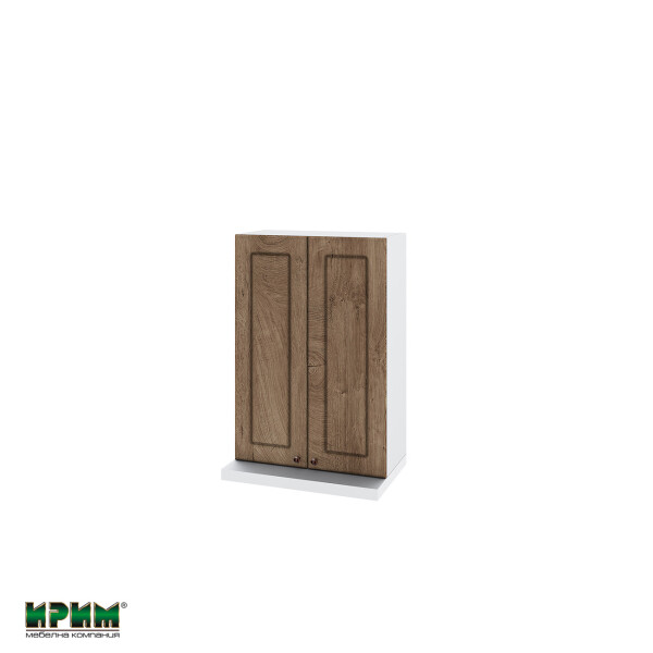 Горен модул с две врати и два рафта за аспиратор БФ-Дъб натурал-06-117