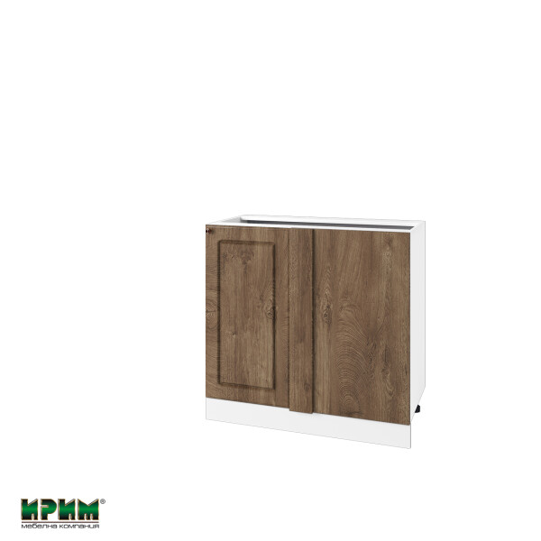 Долен модул за ъгъл с врата и рафт БФ-Дъб натурал-06-42