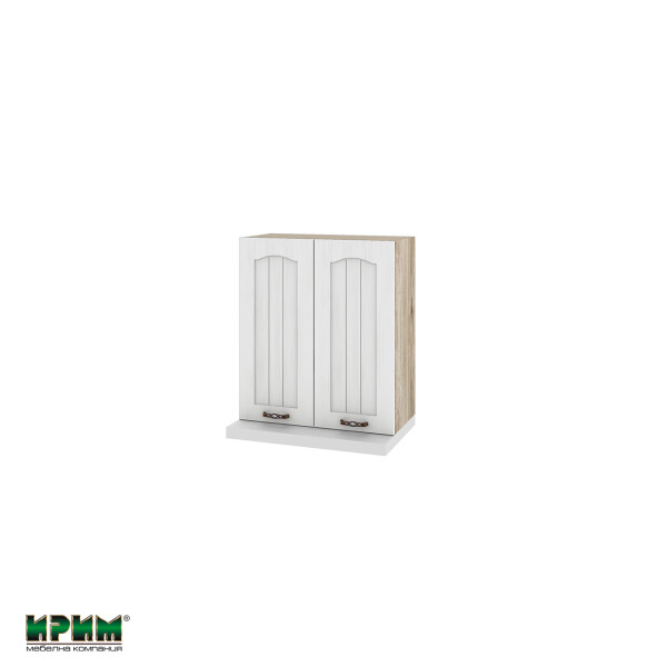 Горен модул с две врати за аспиратор АРФ-Бяло фладер-04-13