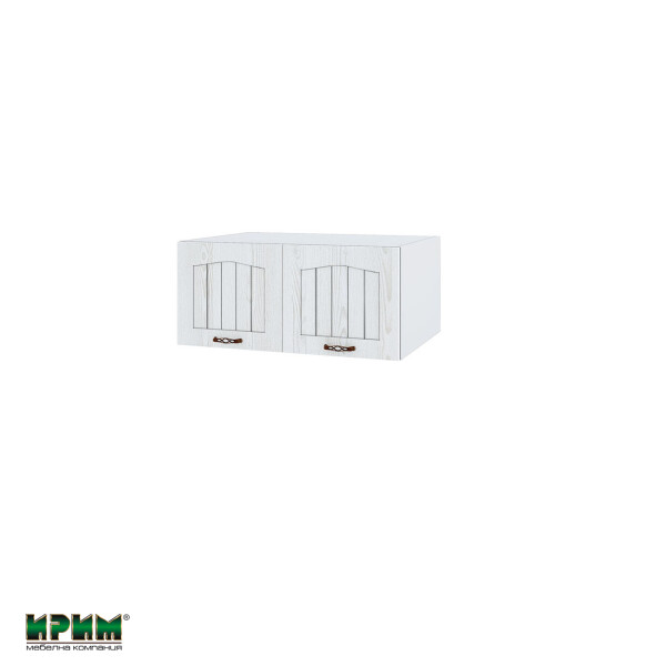 Горен модул с две врати БФ-Бяло фладер-04-112