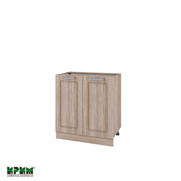 Долен модул за вграждане на мивка с две врати и рафт АРФ-Сонома-02-23