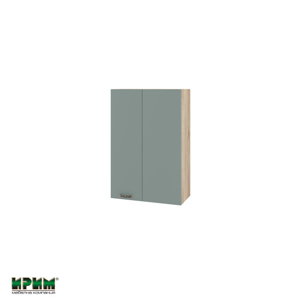 Горен модул за ъгъл с врата и рафт АРФ-Олив мат-11-122