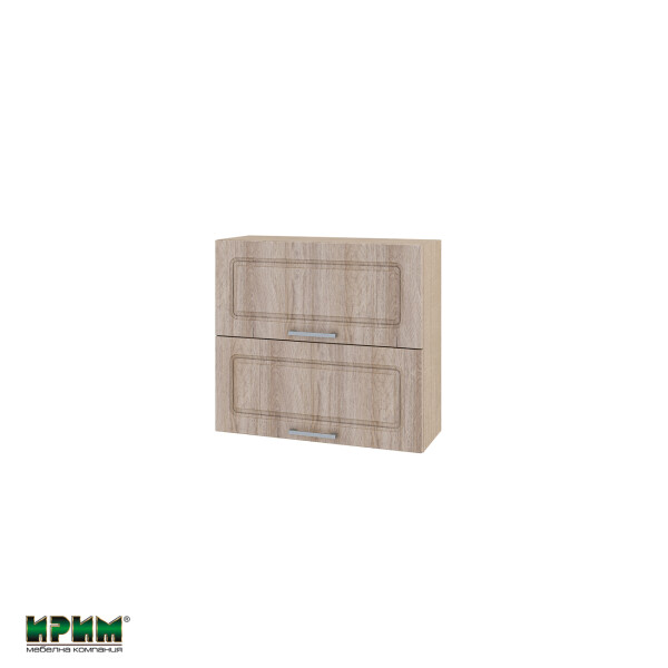 Горен модул с две хоризонтални врати МФ-Сонома-02-12