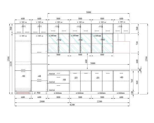 Кухня Сити 9136