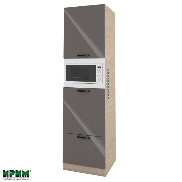 Колонен модул четири врати МФ-Антрацит гланц-05-48