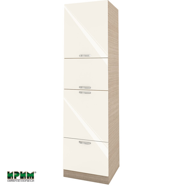 Колонен модул четири врати МФ-Крийм гланц-11-48