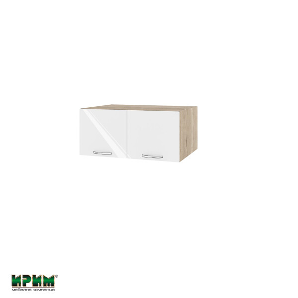 Горен модул с две врати АРФ-Бяло гланц-05-112