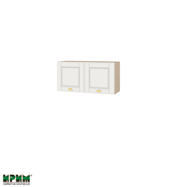Горен модул с две врати МФ-Бяло мат-09-108