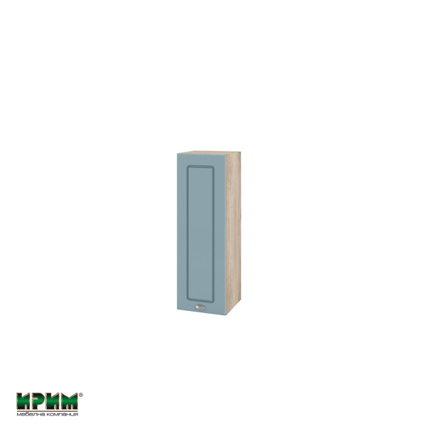 Горен модул с врата и два рафта АРФ-Деним мат-06-115