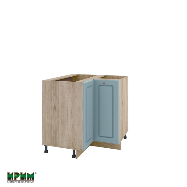 Долен модул ъглов с две врати и рафт АРФ-Деним мат-06-61