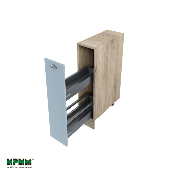 Долен модул бутилиера с плавно затваряне АРФ-Деним мат-06-58